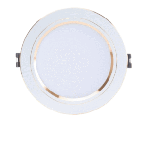 Đèn LED âm trần Downlight đổi màu 9W - AT10 ĐM 110/9W (viền bạc / viền vàng)
