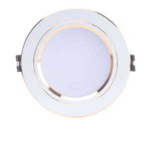 Đèn LED âm trần downlight đổi màu 7W - AT10 ĐM 90/7W (viền bạc / viền vàng)