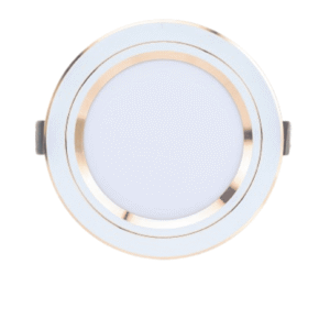 Đèn LED âm trần downlight đổi màu 10W - AT20 ĐM 90/10W (viền bạc / viền vàng)