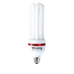 Đèn Compact công suất lớn 50W Đuôi E27 Ánh sáng trắng Điện Quang - (ĐQ-CFL-4U-F14)