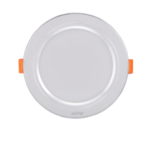 LED Downlight âm trần nhôm, viền bạc 12W ánh sáng trắng/vàng/trung tính - DLB-12T / V / N
