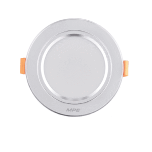 LED Downlight âm trần nhôm, viền bạc 7W - 3 chế độ màu DLB-7/3C