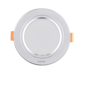 LED Downlight âm trần nhôm, viền bạc 9W - 3 chế độ màu DLB2-9/3C