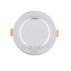 LED Downlight âm trần nhôm, viền bạc 5W - 3 chế độ màu DLB-5/3C