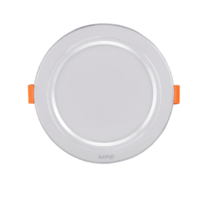 LED Downlight âm trần nhôm, viền bạc 9W, phi lớn - 3 chế độ màu DLBL2-9/3C