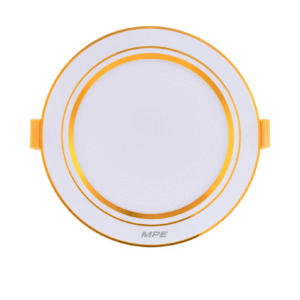 Đèn LED Downlight viền vàng 3 màu DLV2-12/3C