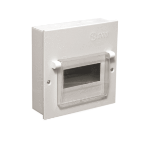 Tủ điện vỏ kim loại chứa 3 module lắp chìm / nổi