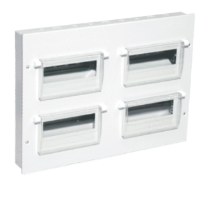 Tủ điện vỏ kim loại chứa 36 module lắp chìm / nổi (Kiểu Đứng / Ngang)