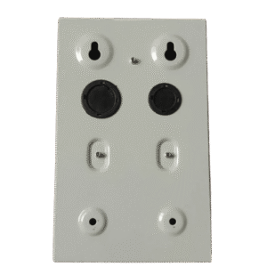 Alternative view of Tủ điện vỏ kim loại chứa 4 module lắp chìm / nổi