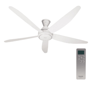Quạt trần 5 cánh - động cơ DC - remote Panasonic F-60GDN (ty 28.8cm) - màu Trắng