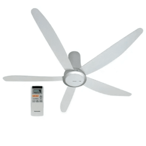 Quạt trần 5 cánh - động cơ DC - remote Panasonic F-60TDN-S (ty 21cm) - màu Trắng