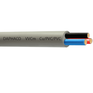 Dây Cáp Pha mềm 3 lõi (vỏ bọc xám) FA 3x6.0 (cuộn) - Daphaco