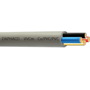 Dây Cáp Pha mềm 4 lõi (vỏ bọc xám) FA 4x1.5 (cuộn) - Daphaco