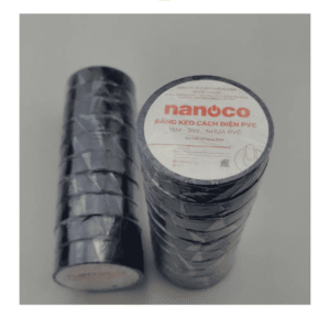 Băng keo cách điện PVC 20 Yard Trung Quốc - Nanoco (màu XANH DƯƠNG)