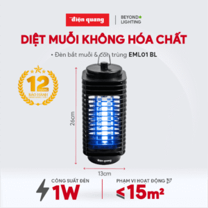 Alternative view of Đèn bắt muỗi ĐQ EML01 BL 1W