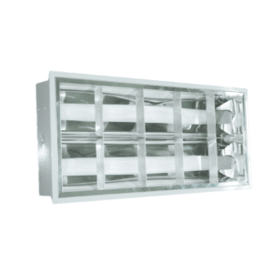 Máng đèn xương cá âm trần 2 bóng 0.6m (không bao gồm bóng) MAT-218 - MPE