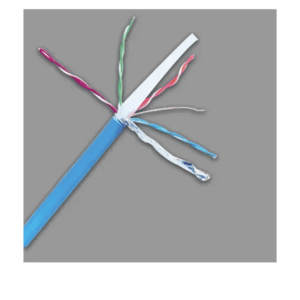 Dây cáp mạng CAT5E 10% Cu chống nhiễu XANH - Nanoco