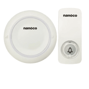 Chuông điện không dây mặt Tròn (màu Trắng) - Nanoco