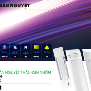 Alternative view of LED Bán Nguyệt thân đèn nhôm-nhựa 36W ba chế độ màu BN-36/3C - MPE
