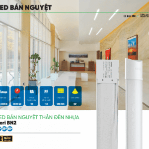 Alternative view of LED Bán Nguyệt thân đèn nhựa 48W ánh sáng trắng BN2-48T - MPE