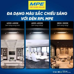 Alternative view of LED Panel âm trần nhôm mặt tròn 6W ánh sáng vàng RPL-6V - MPE