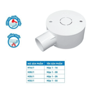 Hộp Tròn (Ngã) 1 đường Ø20 - TIến Phát (ĐVT: Cái)