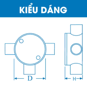 Alternative view of Hộp Tròn (Ngã) 3 đường Ø16 - TIến Phát (ĐVT: Cái)