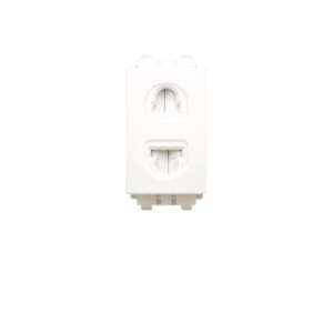 Ổ cắm 2 chấu có màn che 16A - SCU