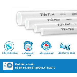 Ống cứng F32TP chịu lực nén 750N - Tiến Phát (ĐVT: Cây)