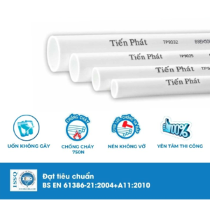 Ống cứng F20TP chịu lực nén 750N - Tiến Phát (ĐVT: Cây)