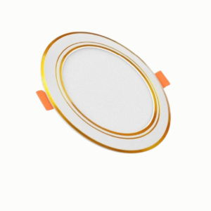 Bộ đèn LED Panel tròn Điện Quang ĐQ LEDPN04 12W Go135 / S135 (12W, Ø135, viền vàng / bạc)