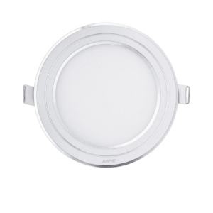 LED Panel âm trần nhôm viền bạc mặt tròn 12W phi nhỏ ánh sáng trắng RPL-12ST/S - MPE
