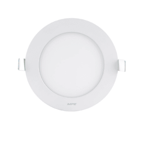 LED Panel âm trần nhôm mặt tròn 12W ánh sáng vàng RPL-12V - MPE