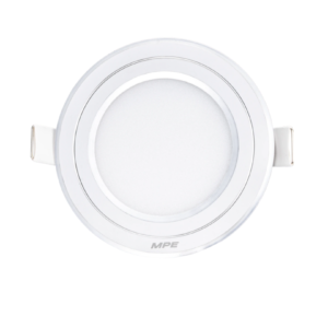 LED Panel âm trần nhôm viền bạc mặt tròn 7W ánh sáng trắng RPL-7T/S - MPE