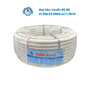 Ruột gà HDPE - Ø16mm ( Màu Trắng ) - Tiến Phát