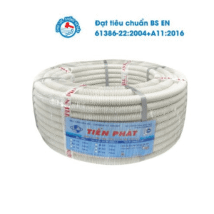 Ruột gà HDPE - Ø25mm ( Màu Trắng ) - Tiến Phát