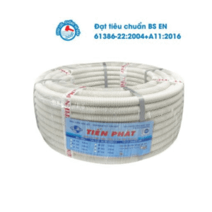 Ruột gà HDPE - Ø20mm ( Màu Trắng ) - Tiến Phát