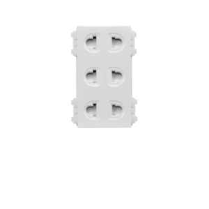 3 Ổ cắm 2 chấu có màn che 16A S18CCU3