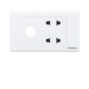 2 Ổ cắm 2 chấu 16A với 1 lỗ - S18U2X