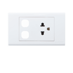 Ổ cắm đơn 3 chấu 16A với 2 lỗ - S18UEXX