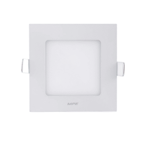 LED Panel âm trần nhôm mặt vuông 6W ánh sáng vàng / trắng - SPL-6V / SPL-6T - MPE