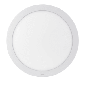 LED Panel ốp nổi nhôm, mặt tròn 24W ánh sáng trắng / vàng - SRPL-24