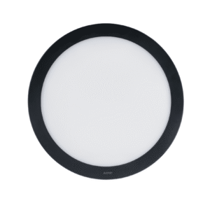 LED Panel ốp nổi nhựa đen, mặt tròn 24W ánh sáng trắng / vàng - SRPLB2-24 - MPE