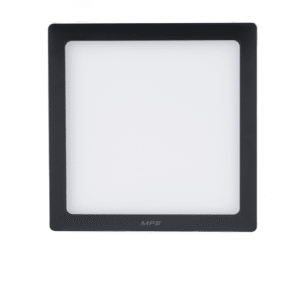 LED Panel ốp nổi nhôm, thân đen, mặt vuông 24W - 3 chế độ màu SSPLB-24/3C - MPE