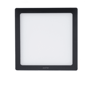 LED Panel ốp nổi nhôm, thân đen, mặt vuông 24W ánh sáng trắng / vàng - SSPLB-24 - MPE