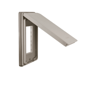 Wide_Mặt 3 thiết bị - Có nắp che mưa - màu Beige